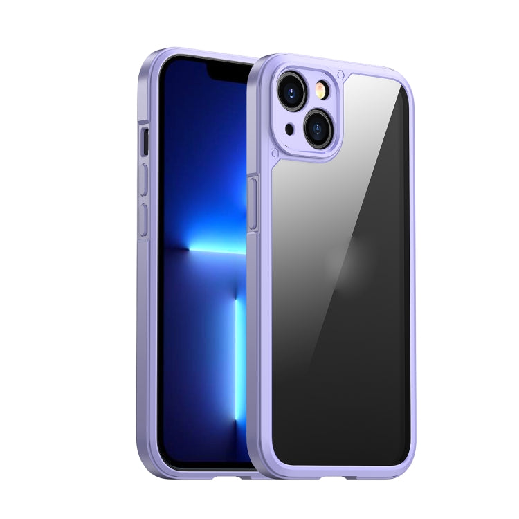 For iPhone 14 iPAKY Shockproof PC + TPU Protective Phone Case (Purple) - HoMEdemic™ 