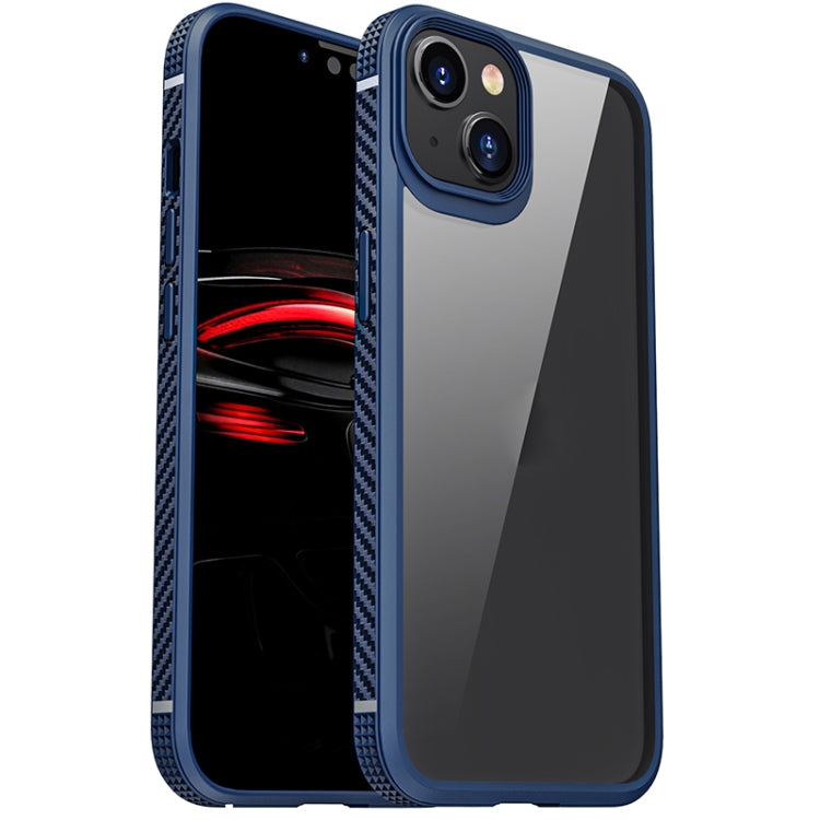 For iPhone 14 Plus iPAKY Shockproof PC + TPU Protective Phone Case (Blue) - HoMEdemic™ 