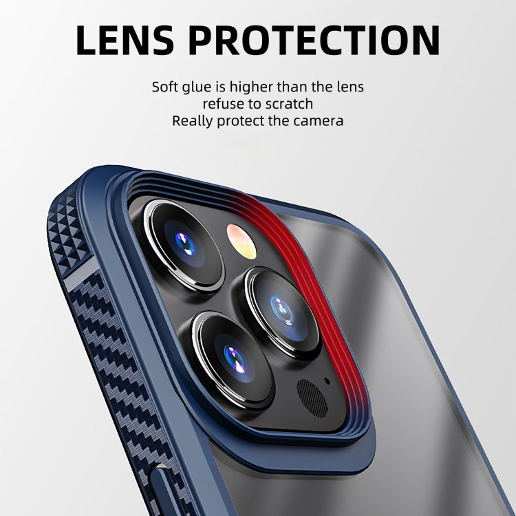 For iPhone 14 Plus iPAKY Shockproof PC + TPU Protective Phone Case (Blue) - HoMEdemic™ 