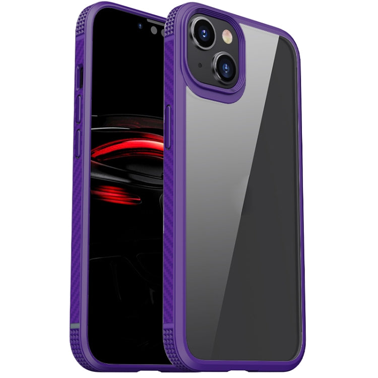 For iPhone 14 iPAKY Shockproof PC + TPU Protective Phone Case (Purple) - HoMEdemic™ 