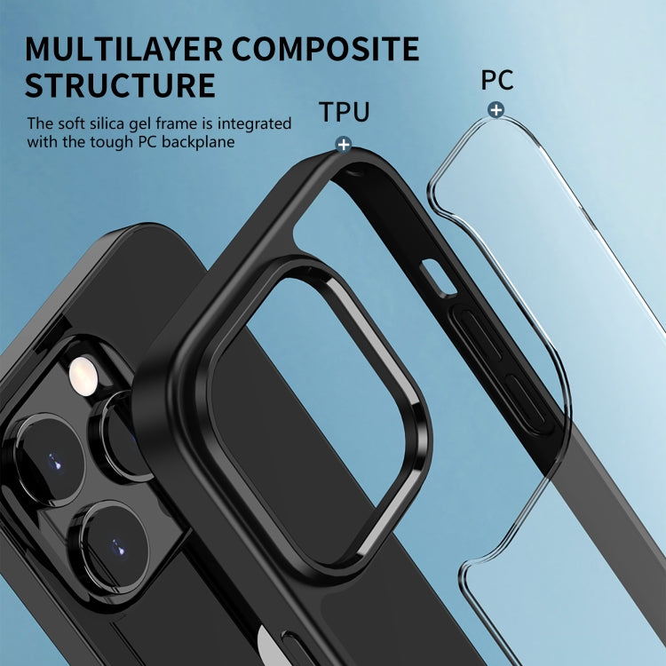 For iPhone 14 iPAKY Shockproof PC + TPU Protective Phone Case (Black) - HoMEdemic™ 