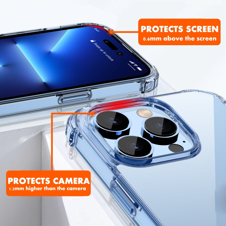 For iPhone 14 iPAKY Shockproof PC + TPU Protective Phone Case (Transparent) - HoMEdemic™ 