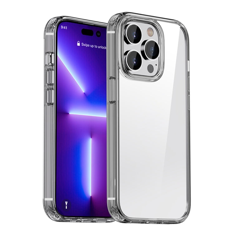 For iPhone 12 Pro Max iPAKY Shockproof PC + TPU Protective Phone Case(Transparent Black) - HoMEdemic™ 