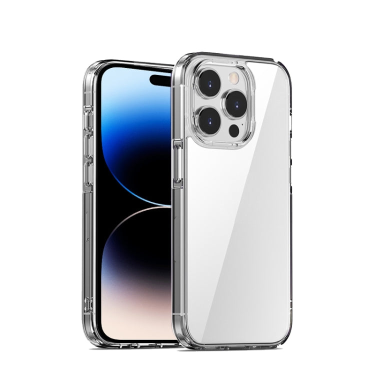 For iPhone 14 Pro iPAKY Aurora Series Shockproof PC + TPU Protective Phone Case(Transparent) - HoMEdemic™ 