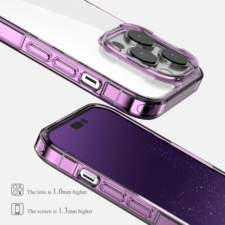 For iPhone 14 iPAKY Aurora Series Shockproof PC + TPU Protective Phone Case (Transparent) - HoMEdemic™ 