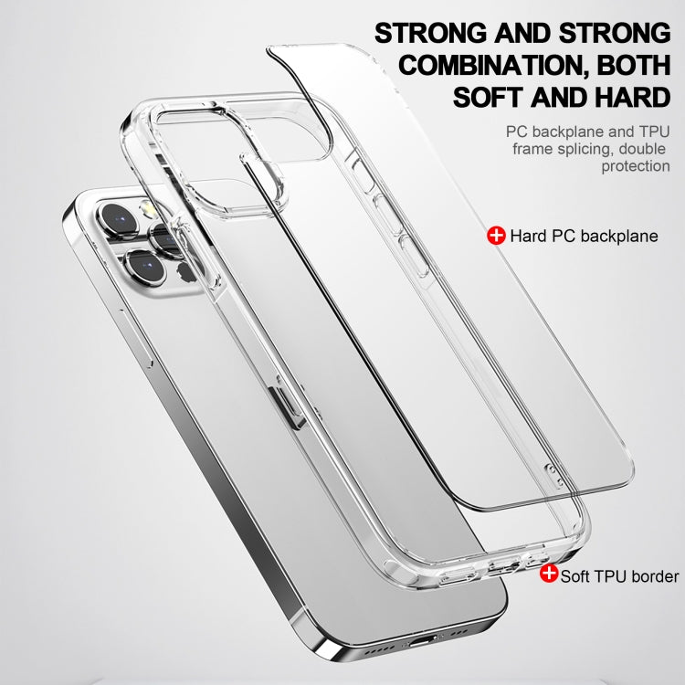 For iPhone 14 iPAKY Aurora Series Shockproof PC + TPU Protective Phone Case (Transparent) - HoMEdemic™ 