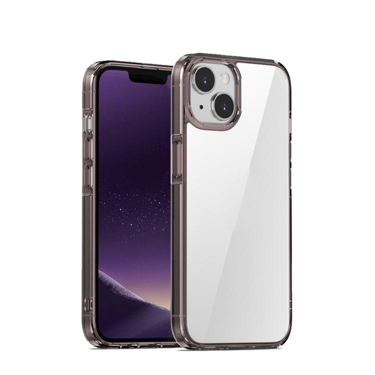 For iPhone 13 iPAKY Aurora Series Shockproof PC + TPU Protective Phone Case(Transparent Black) - HoMEdemic™ 