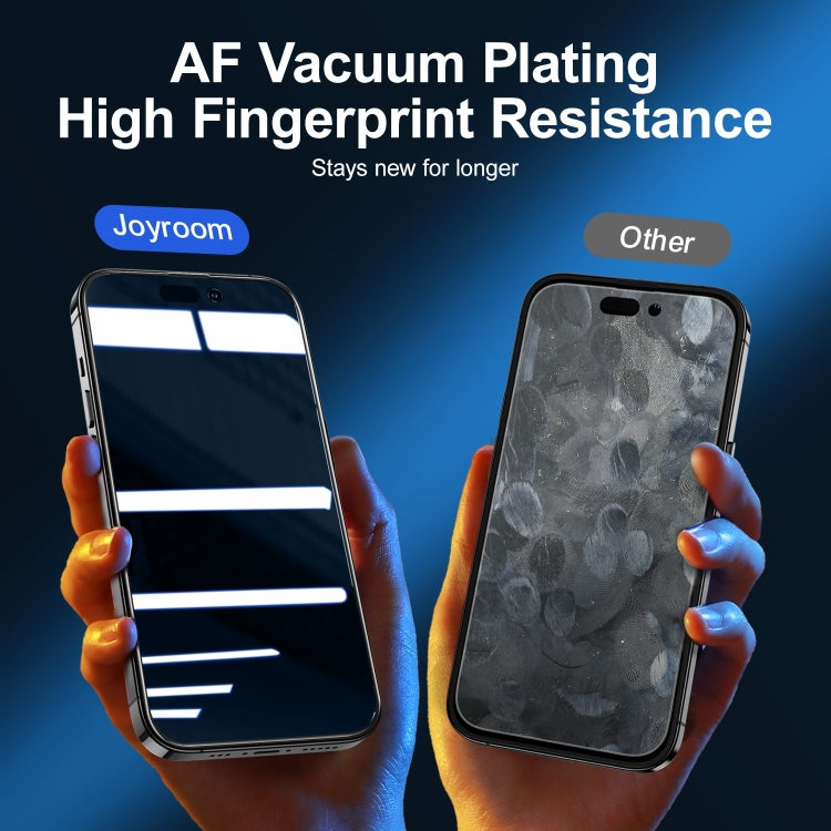 For iPhone 14 Plus JOYROOM 2.5D Screen Printing Full Screen Black Edge Privacy Tempered Glass Film - HoMEdemic™ 