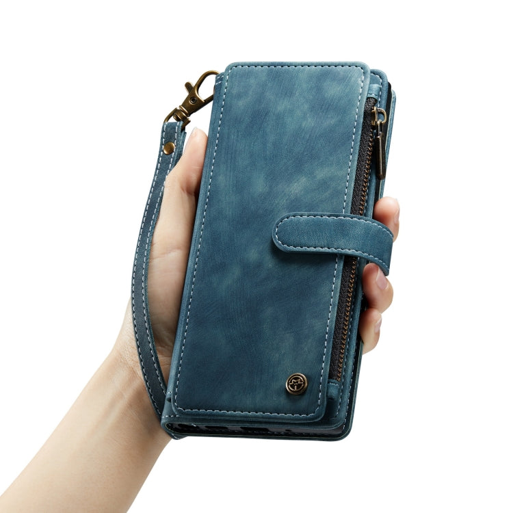 For iPhone 14 Plus CaseMe C30 Multifunctional Phone Leather Case (Blue) - HoMEdemic™ 