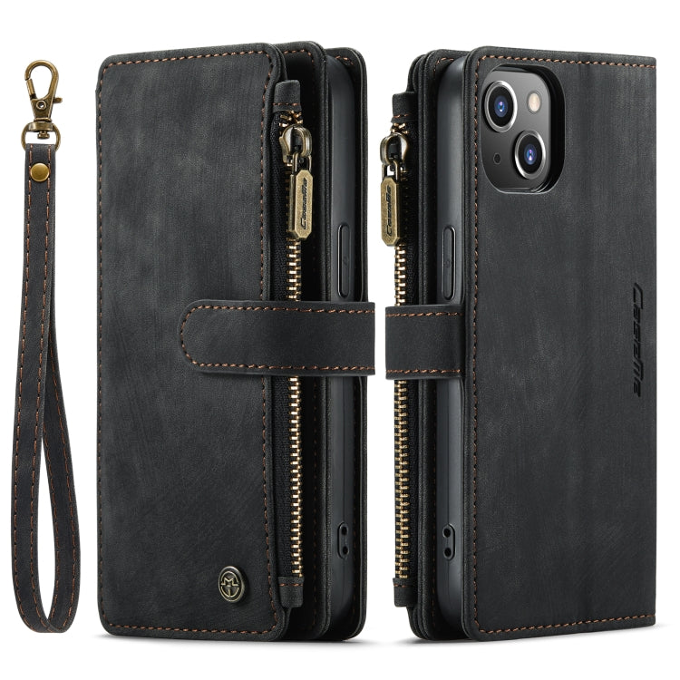 For iPhone 14 Plus CaseMe C30 Multifunctional Phone Leather Case (Black) - HoMEdemic™ 