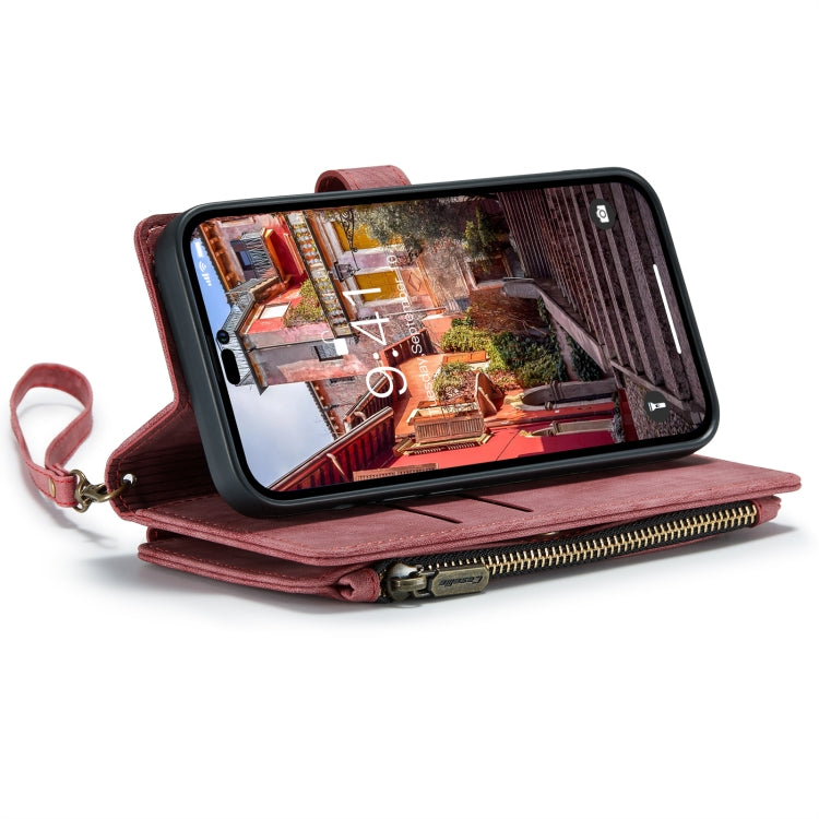 For iPhone 14 Pro CaseMe C30 Multifunctional Phone Leather Case(Red) - HoMEdemic™ 