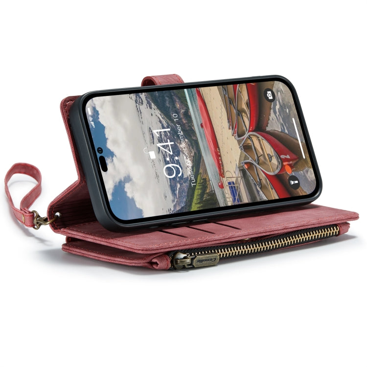 For iPhone 14 Pro Max CaseMe C30 Multifunctional Phone Leather Case (Red) - HoMEdemic™ 
