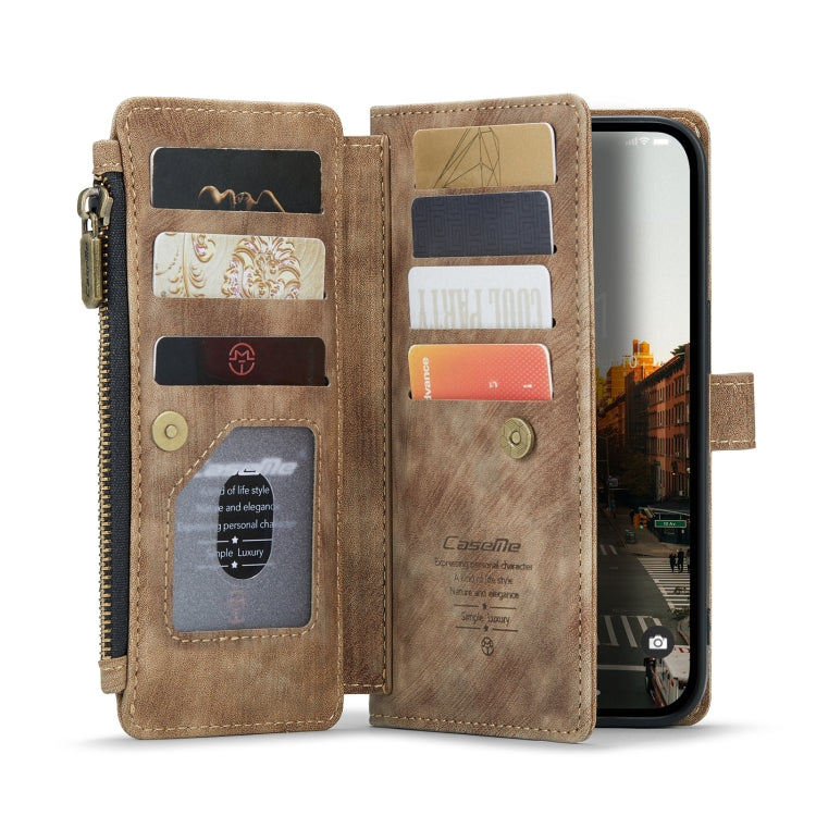 For iPhone 14 Pro Max CaseMe C30 Multifunctional Phone Leather Case (Brown) - HoMEdemic™ 