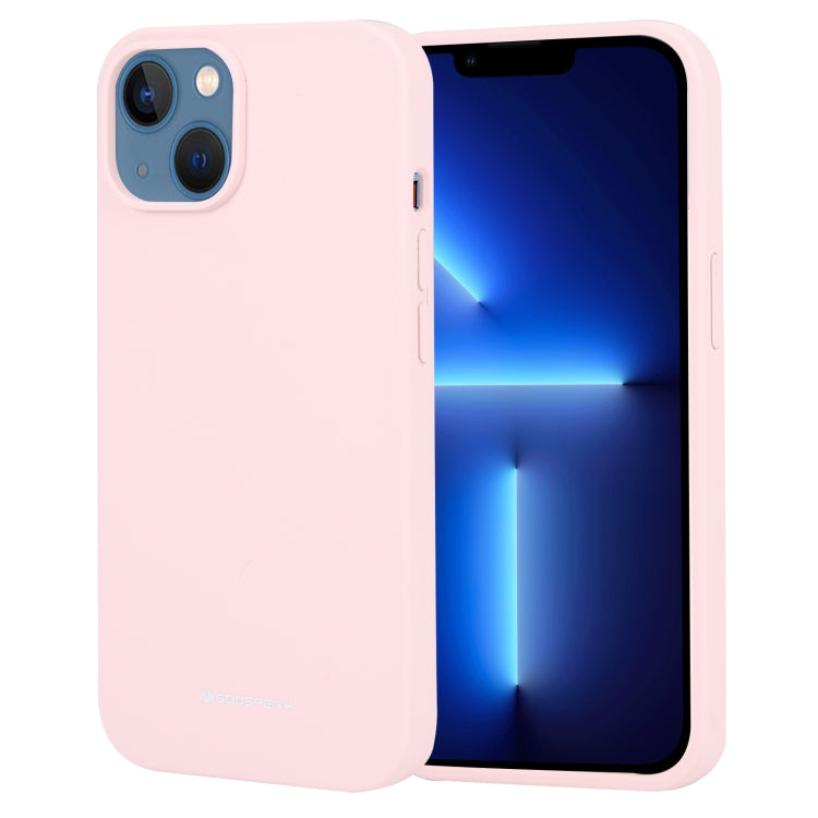For iPhone 14 GOOSPERY SILICONE Silky Soft TPU Phone Case (Pink) - HoMEdemic™ 