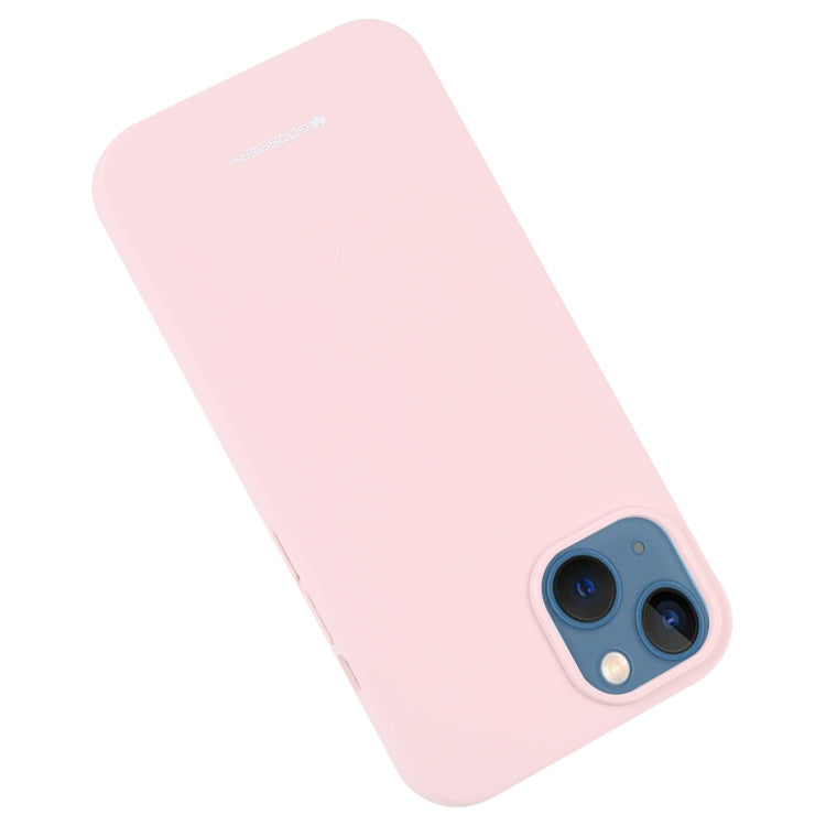 For iPhone 14 GOOSPERY SILICONE Silky Soft TPU Phone Case (Pink) - HoMEdemic™ 