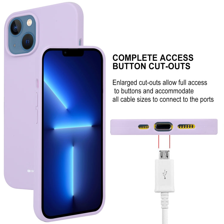 For iPhone 14 GOOSPERY SILICONE Silky Soft TPU Phone Case (Pink) - HoMEdemic™ 