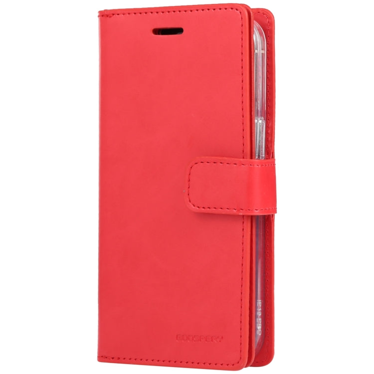 For iPhone 14 Pro MERCURY GOOSPERY MANSOOR 9 Card Slots Leather Case(Red) - HoMEdemic™ 
