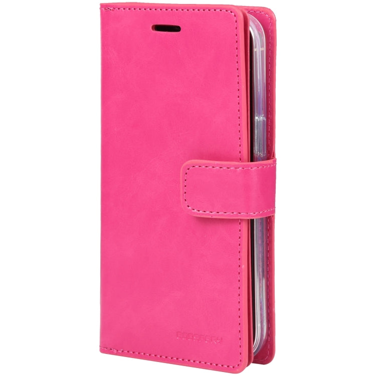 For iPhone 14 Pro MERCURY GOOSPERY MANSOOR 9 Card Slots Leather Case(Rose Red) - HoMEdemic™ 