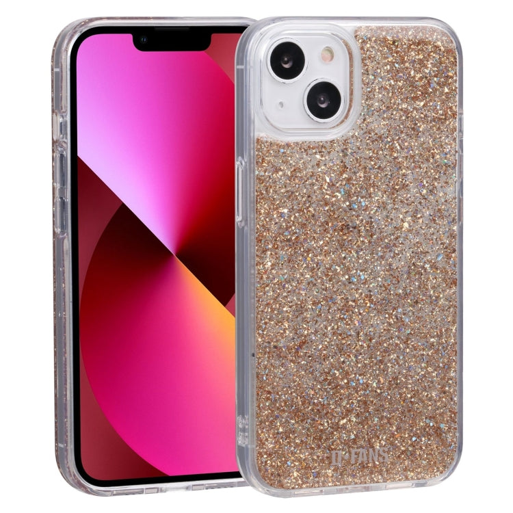 For iPhone 14 DFANS DESIGN Starry Sky Epoxy Phone Case (Gold) - HoMEdemic™ 