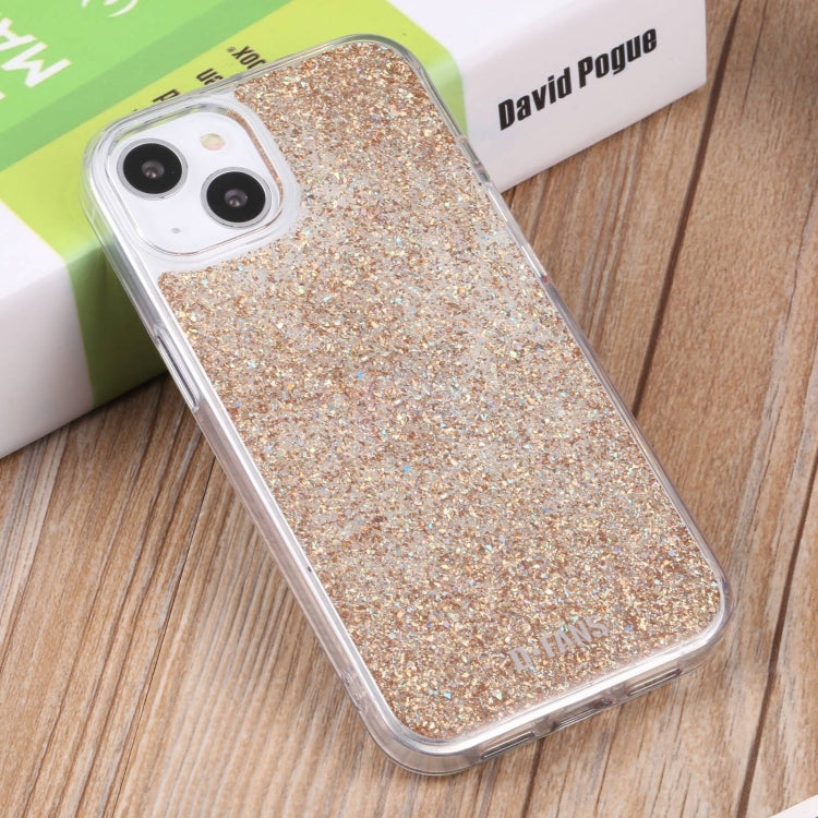 For iPhone 14 DFANS DESIGN Starry Sky Epoxy Phone Case (Gold) - HoMEdemic™ 
