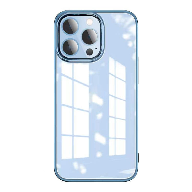 For iPhone 14 Pro Mutural Jiantou Series Electroplating Phone Case(Sierra Blue) - HoMEdemic™ 