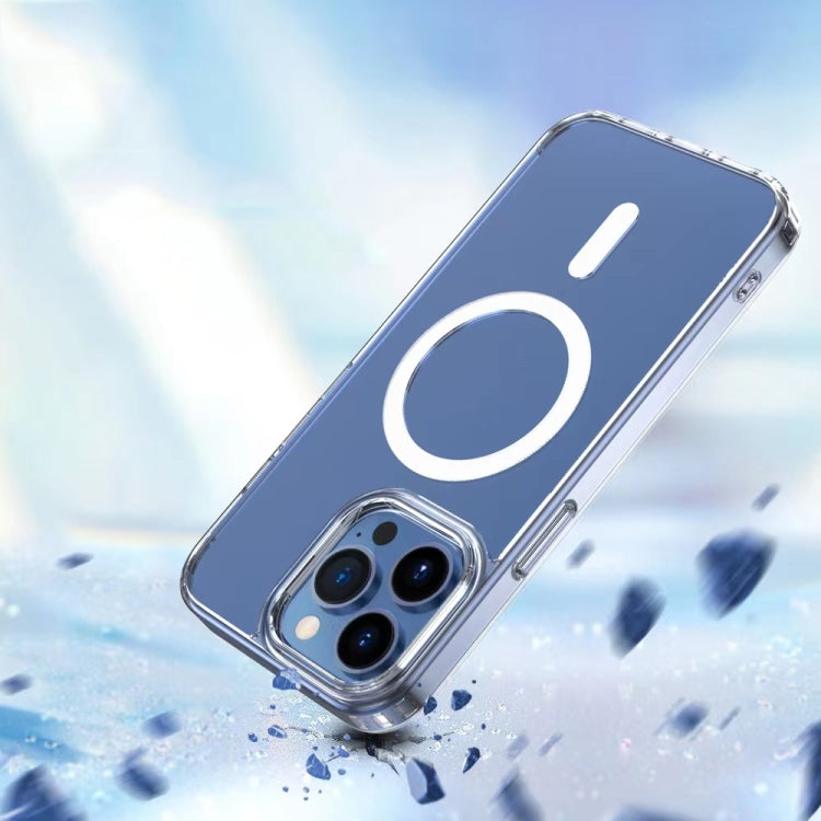 For iPhone 14 Pro Mutural Jingtou Series MagSafe Magnetic Phone Case(Clear) - HoMEdemic™ 