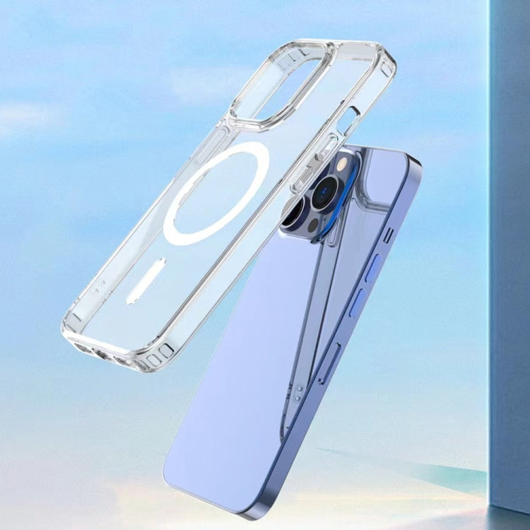 For iPhone 14 Pro Mutural Jingtou Series MagSafe Magnetic Phone Case(Clear) - HoMEdemic™ 