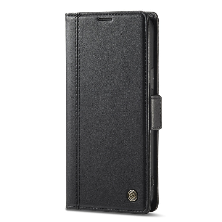 For iPhone 14 Pro LC.IMEEKE Magnetic Buckle Leather Phone Case(Black) - HoMEdemic™ 