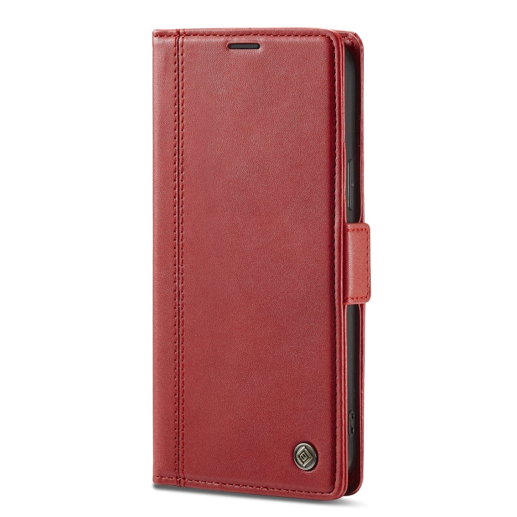 For iPhone 14 Pro LC.IMEEKE Magnetic Buckle Leather Phone Case(Red) - HoMEdemic™ 