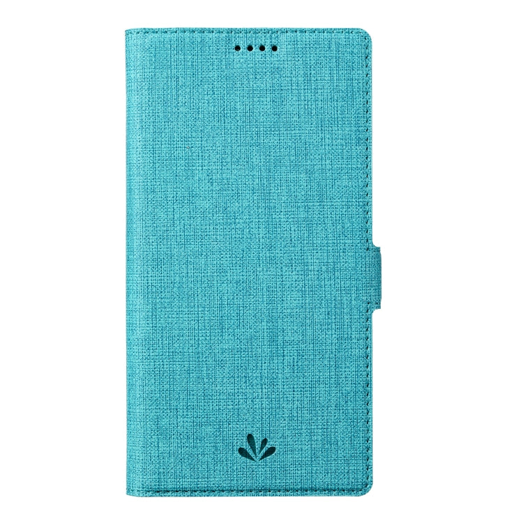 For iPhone 14 ViLi K Series Dual-side Buckle Magsafe Leather Phone Case (Blue) - HoMEdemic™ 