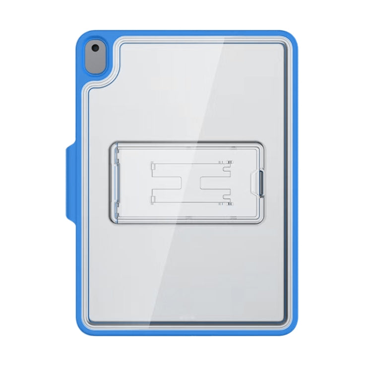 Mutural Transparent Holder Tablet Case For iPad 10.2 2021 / 2020 / 2019 / 10.5(Blue) - HoMEdemic™ 