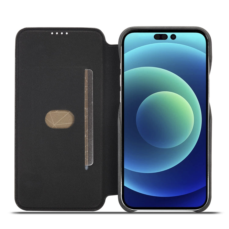 For iPhone 14 LC.IMEEKE Hon Ancient Series Flip Leather Phone Case (Black) - HoMEdemic™ 