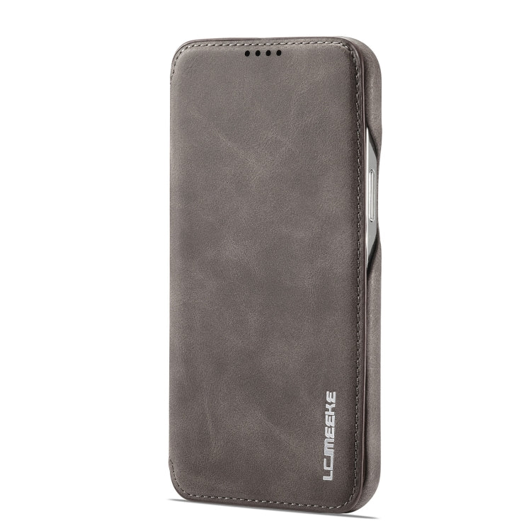 For iPhone 14 Pro LC.IMEEKE Hon Ancient Series Flip Leather Phone Case(Coffee) - HoMEdemic™ 