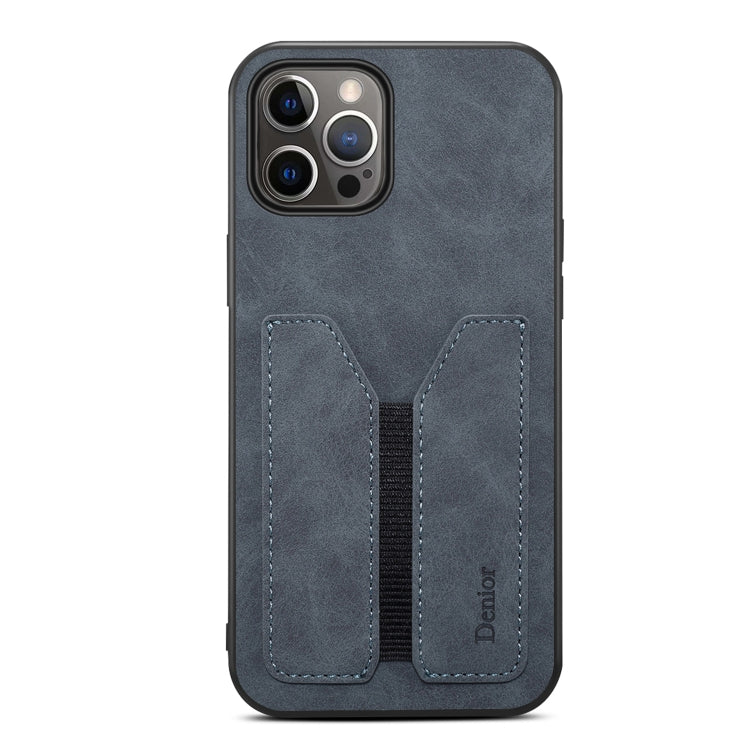 For iPhone 12 Pro Max Denior Elastic Card Slot PU + TPU Phone Case(Grey) - HoMEdemic™ 