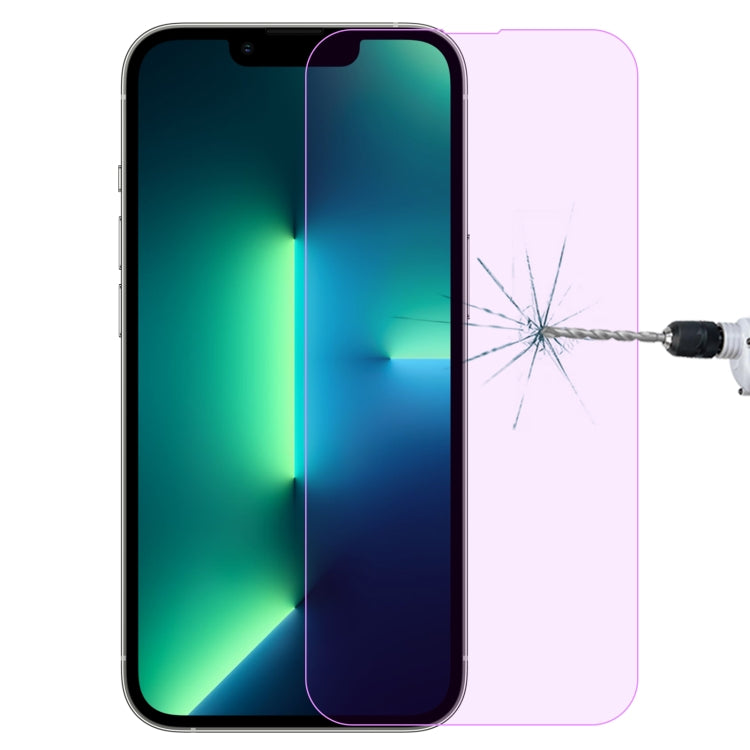 For iPhone 13 Pro Max Purple Light Eye Protection Tempered Glass Film - HoMEdemic™ 