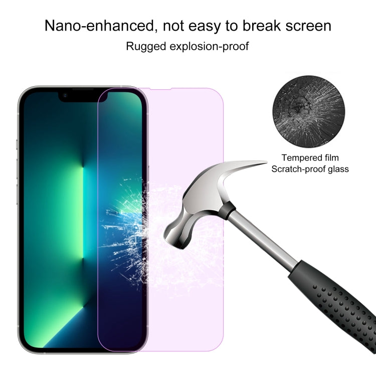 For iPhone 13 Pro Max Purple Light Eye Protection Tempered Glass Film - HoMEdemic™ 