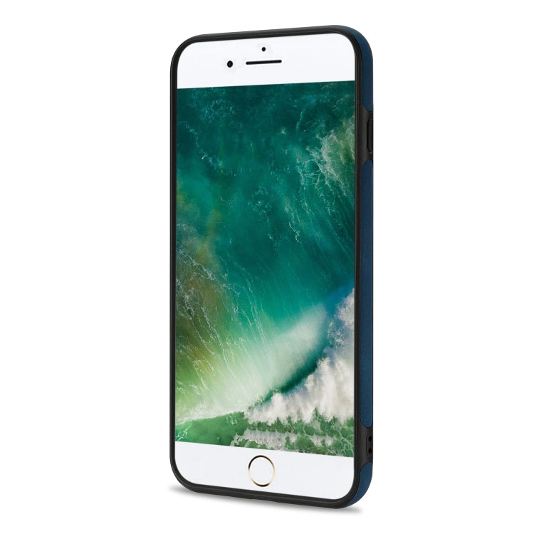 For iPhone SE 2022 / SE 2020 / 8 / 7 N.BEKUS Vertical Flip Card Slot RFID Phone Case(Blue) - HoMEdemic™ 