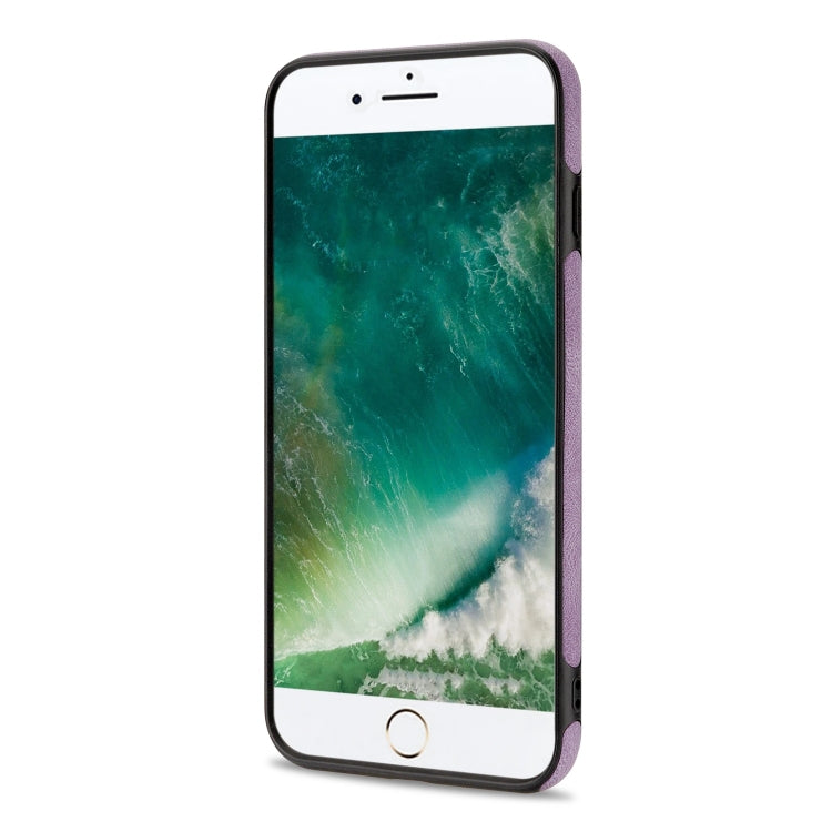 For iPhone SE 2022 / SE 2020 / 8 / 7 N.BEKUS Vertical Flip Card Slot RFID Phone Case(Purple) - HoMEdemic™ 