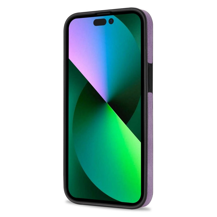 For iPhone 11 Pro Max N.BEKUS Vertical Flip Card Slot RFID Phone Case For iPhone 14 Pro Max(Purple) - HoMEdemic™ 