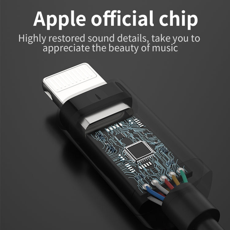 CVJ CM1 8 Pin Male to 3.5mm Female Earphone Audio Adapter(Black) - HoMEdemic™ 