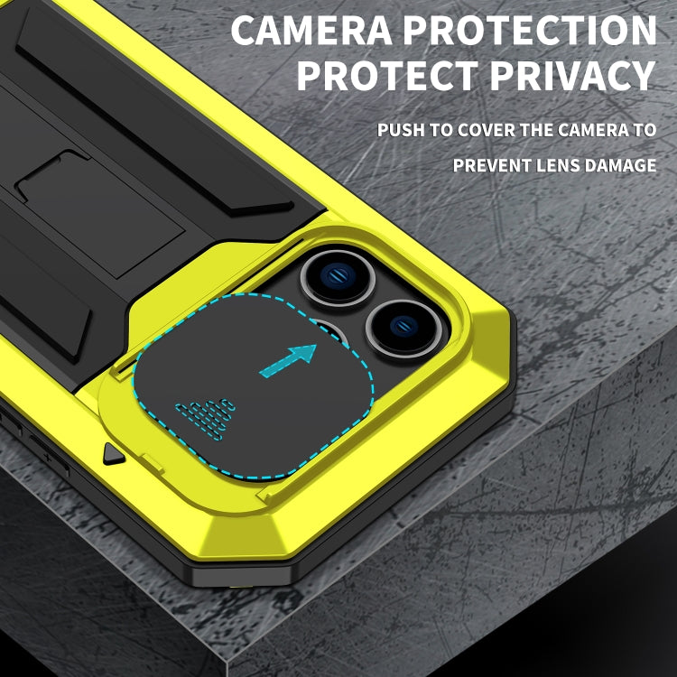 For iPhone 14 Pro R-JUST Shockproof Life Waterproof Dust-proof Case(Yellow) - HoMEdemic™ 
