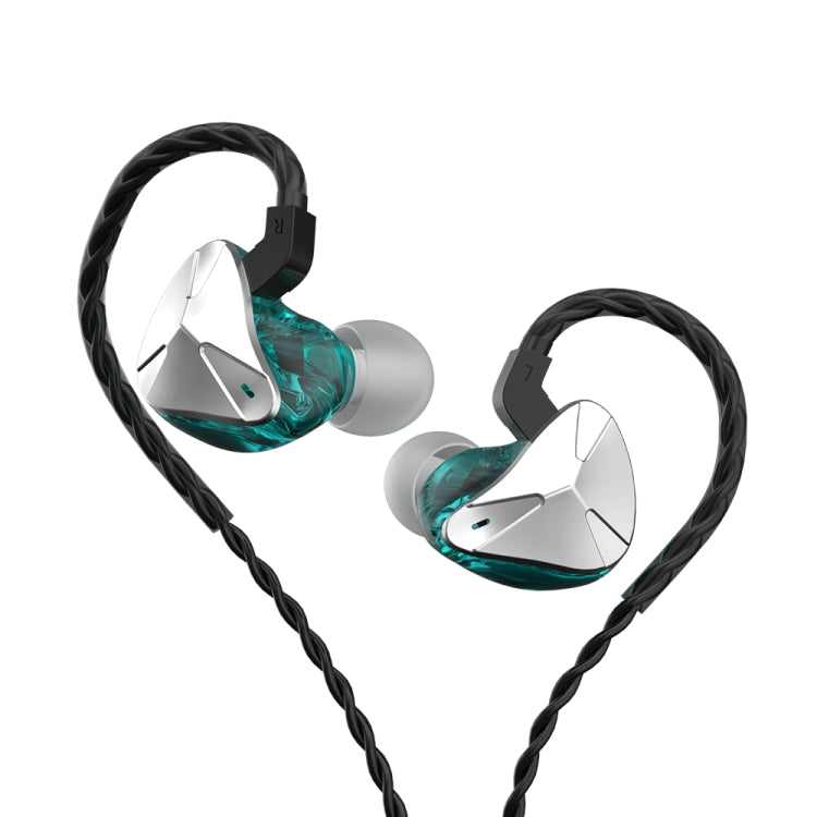 CVJ Demon Double Dynamic Coil HiFi Music Wired Earphone No Mic(Silver) - HoMEdemic™ 
