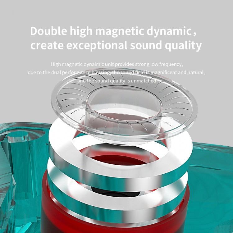 CVJ Demon Double Dynamic Coil HiFi Music Wired Earphone No Mic(Gold) - HoMEdemic™ 
