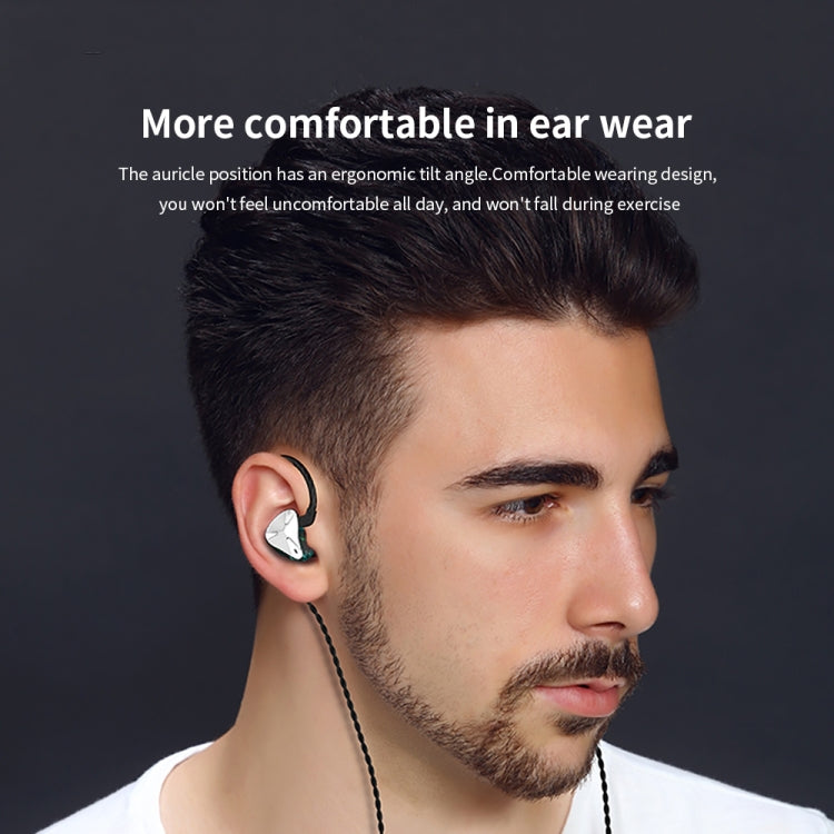 CVJ Demon Double Dynamic Coil HiFi Music Wired Earphone No Mic(Gold) - HoMEdemic™ 