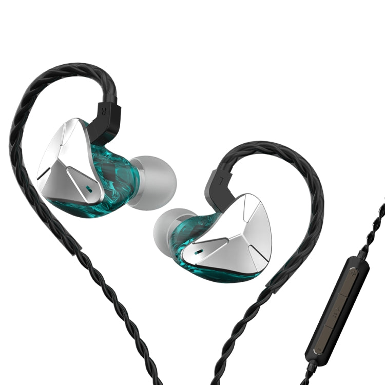 CVJ Demon Double Dynamic Coil HiFi Music Wired Earphone With Mic(Silver) - HoMEdemic™ 