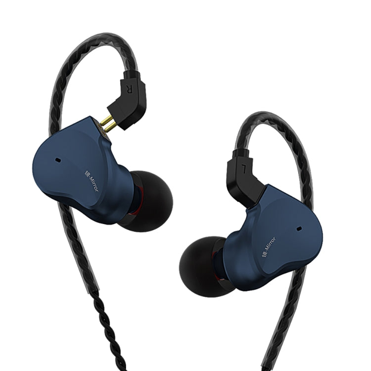 CVJ Mirror Hybrid Technology HiFi Music Wired Earphone No Mic(Blue) - HoMEdemic™ 