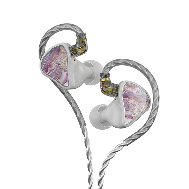 CVJ Hybrid Technology HiFi Music Wired Earphone No Mic(Rosy) - HoMEdemic™ 