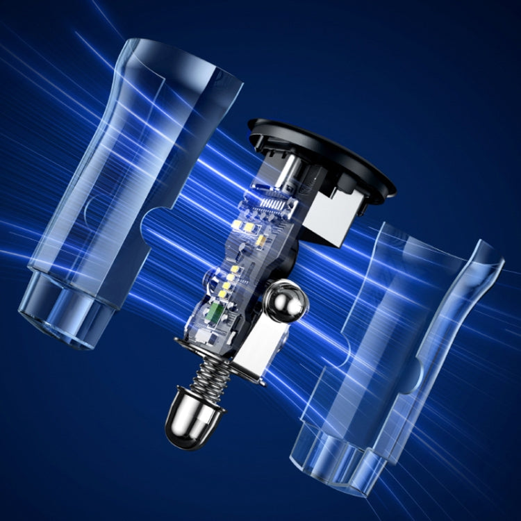 USAMS US-CC164 C32 30W Transparent Dual Port Mini Car Charger(Blue) - HoMEdemic™ 