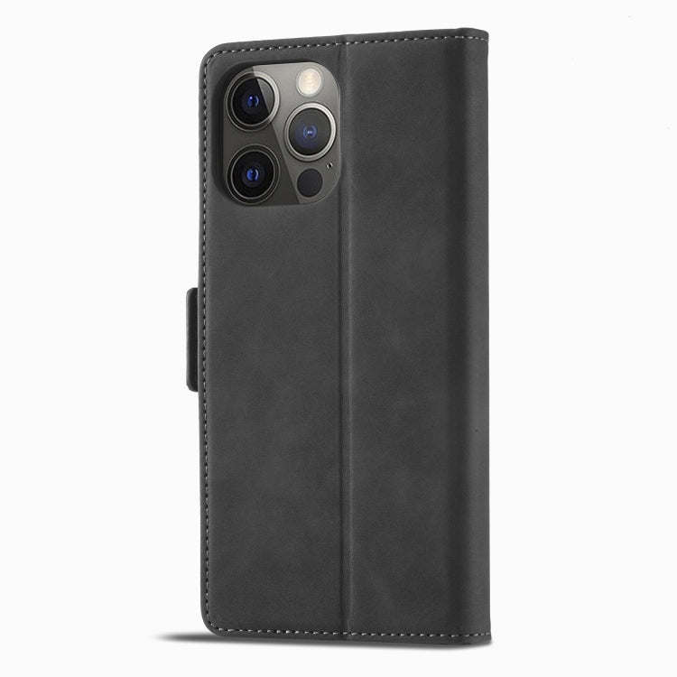 For iPhone 13 Pro Forwenw Dual-side Buckle Leather Phone Case (Black) - HoMEdemic™ 