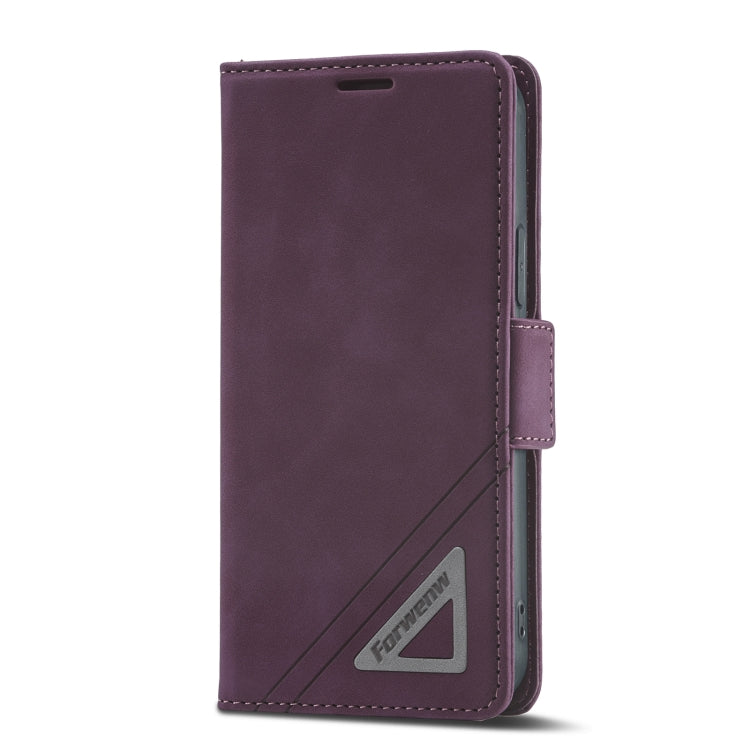 For iPhone 12 mini Forwenw Dual-side Buckle Leather Phone Case (Wine Red) - HoMEdemic™ 